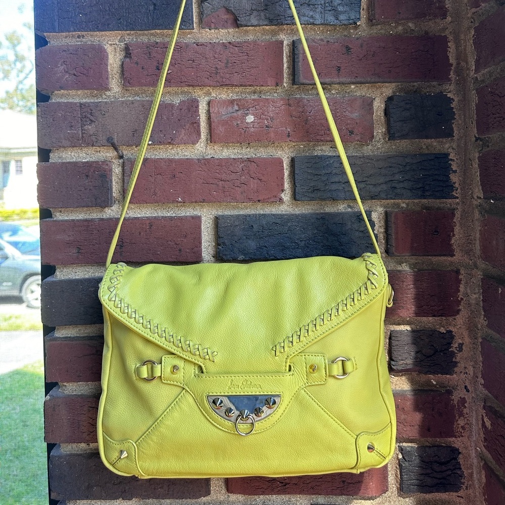 Sam Edelman bright citrus shoulder crossbody bag